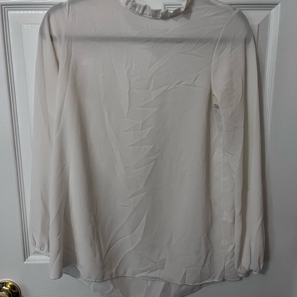 orange creek Tops - Orange Creek Elegant White Blouse
